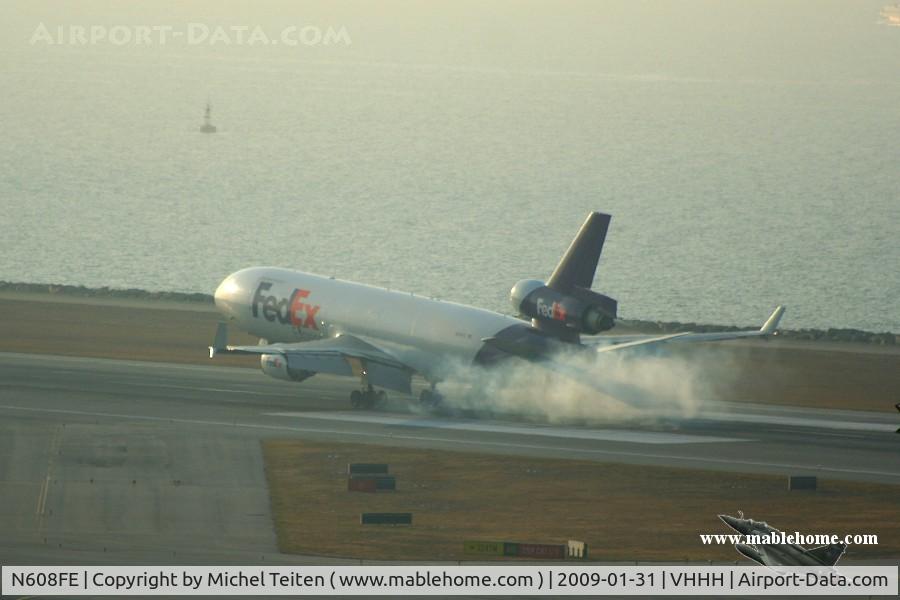 N608FE, 1992 McDonnell Douglas MD-11F C/N 48548, Fedex