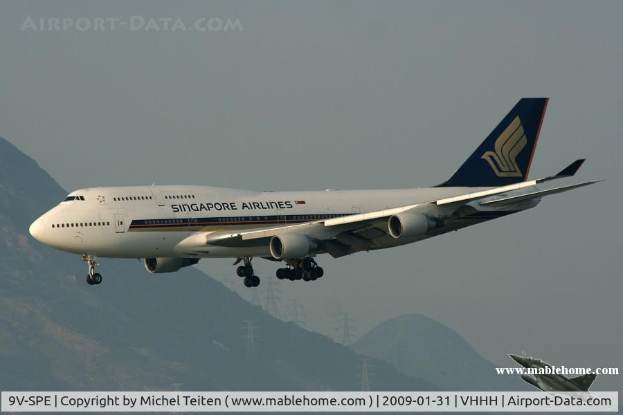 9V-SPE, 1995 Boeing 747-412 C/N 26554, Singapore Airlines