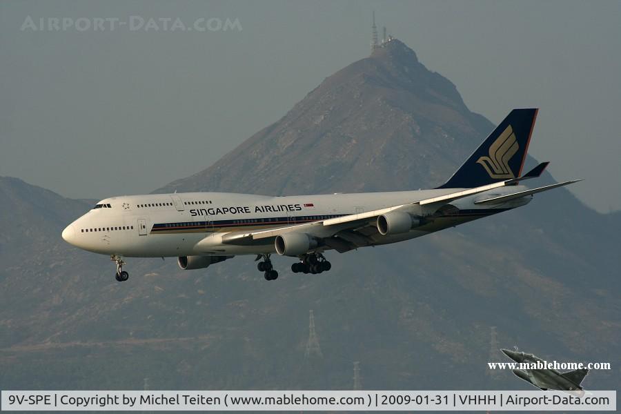 9V-SPE, 1995 Boeing 747-412 C/N 26554, Singapore Airlines