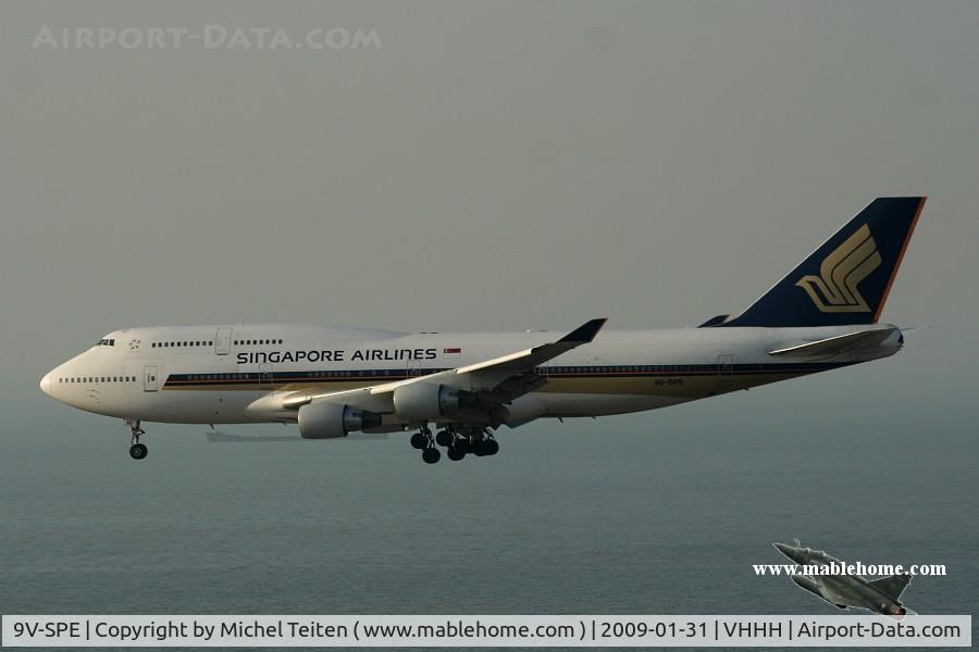 9V-SPE, 1995 Boeing 747-412 C/N 26554, Singapore Airlines