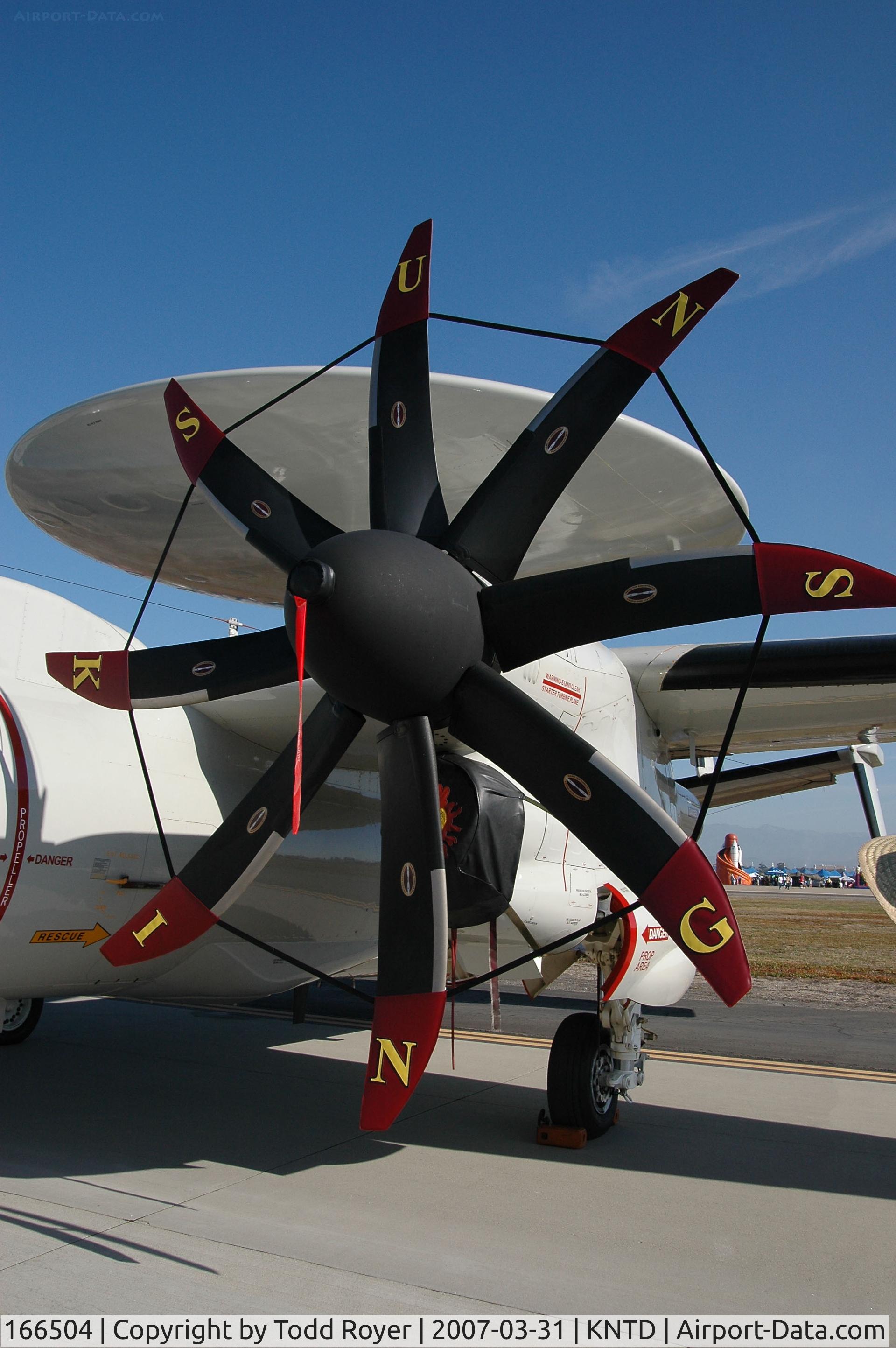 166504, Northrop Grumman E-2C Hawkeye 2000 (G-123) C/N Not found 166504, Point Mugu Airshow 2007