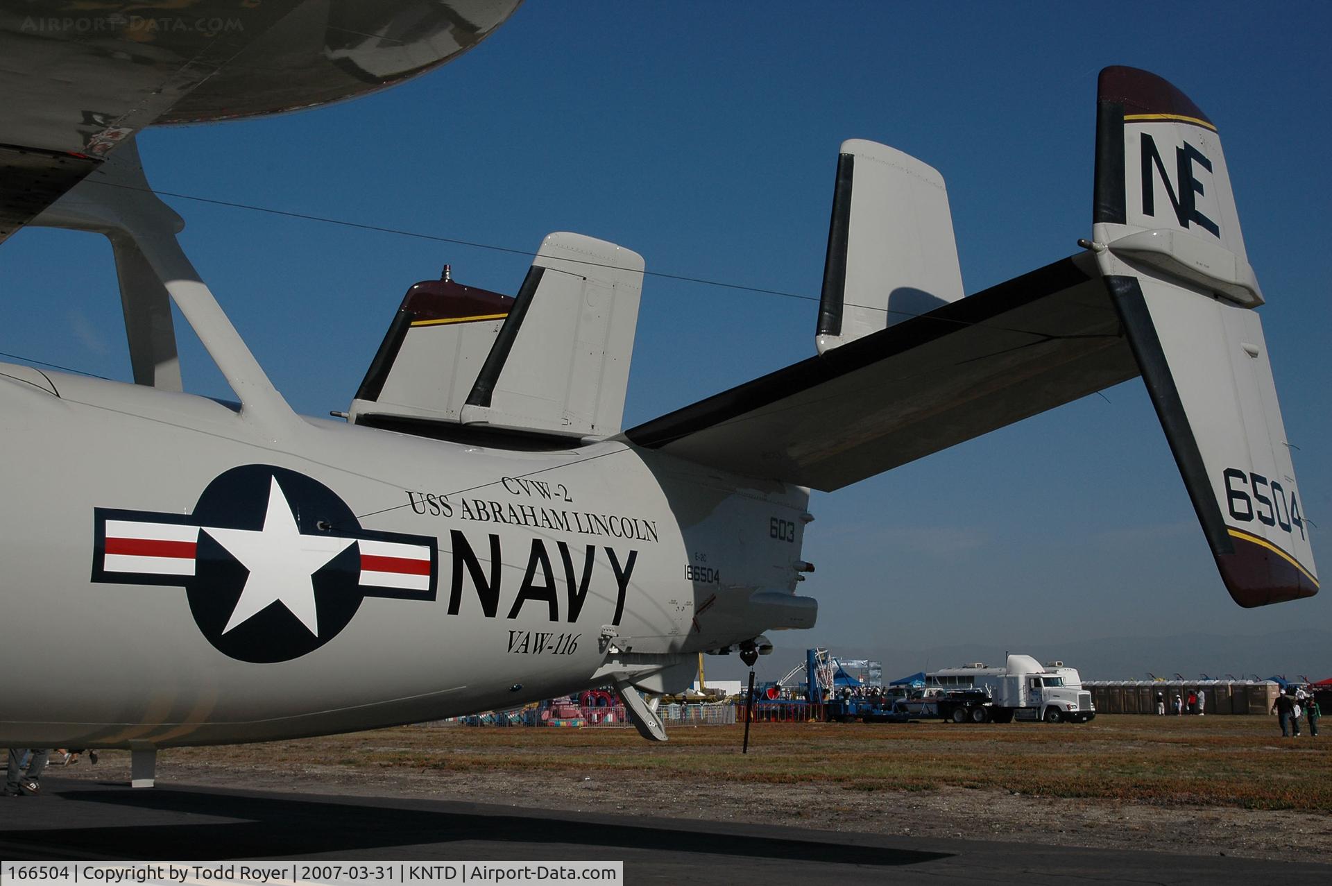 166504, Northrop Grumman E-2C Hawkeye 2000 (G-123) C/N Not found 166504, Point Mugu Airshow 2007