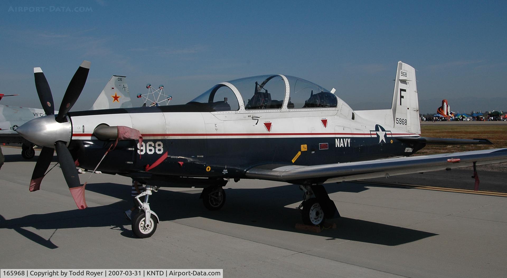 165968, Raytheon T-6A Texan II C/N PT-111, Point Mugu Airshow 2007