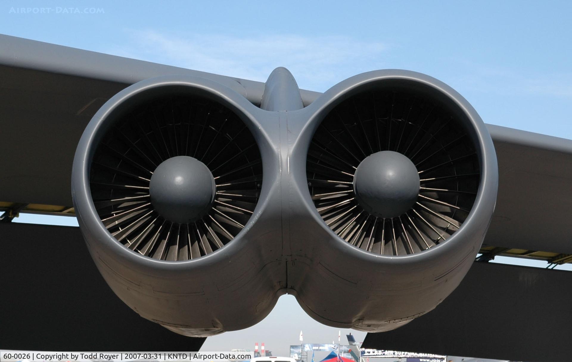 60-0026, 1960 Boeing B-52H Stratofortress C/N 464391, Point Mugu Airshow 2007