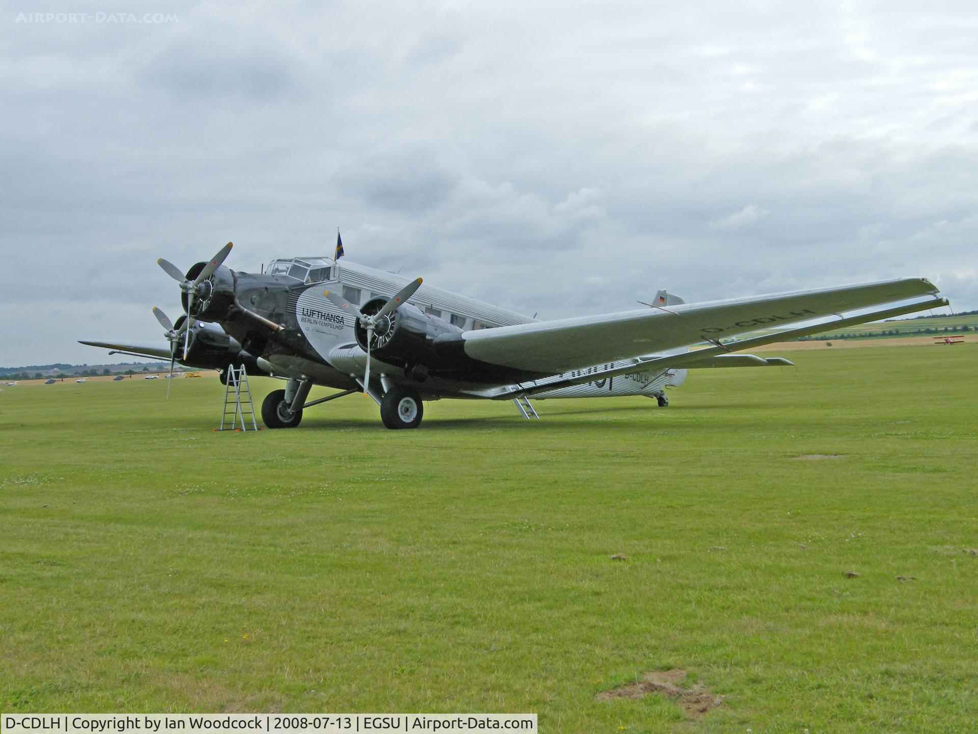 D-CDLH, 1936 Junkers Ju-52/3m C/N 130714, Junkers JU-52/3m Duxford Flying Legends Show 2008