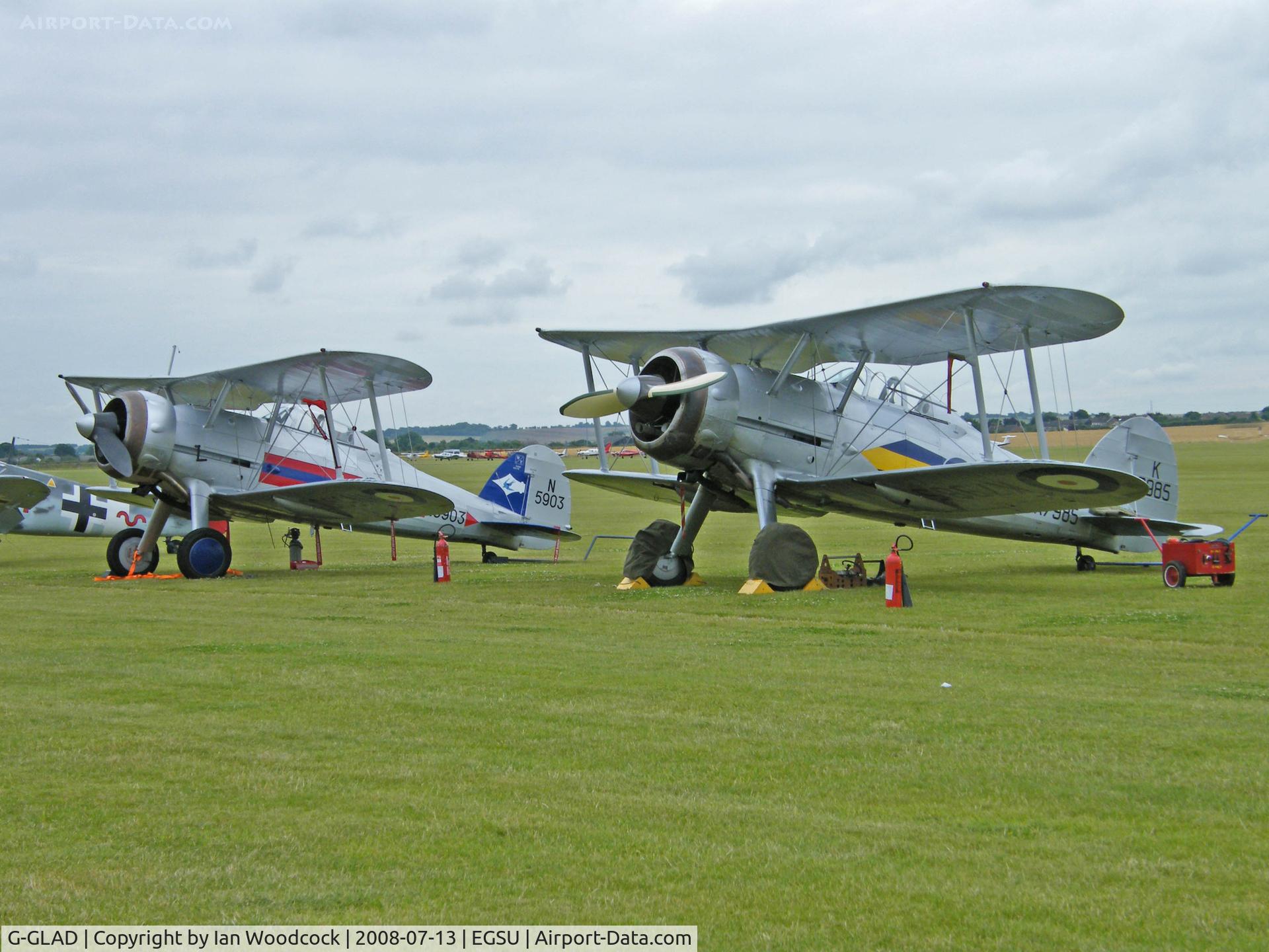 G-GLAD, 1939 Gloster Gladiator Mk2 C/N G5/75751, Gloster Gladiator II (