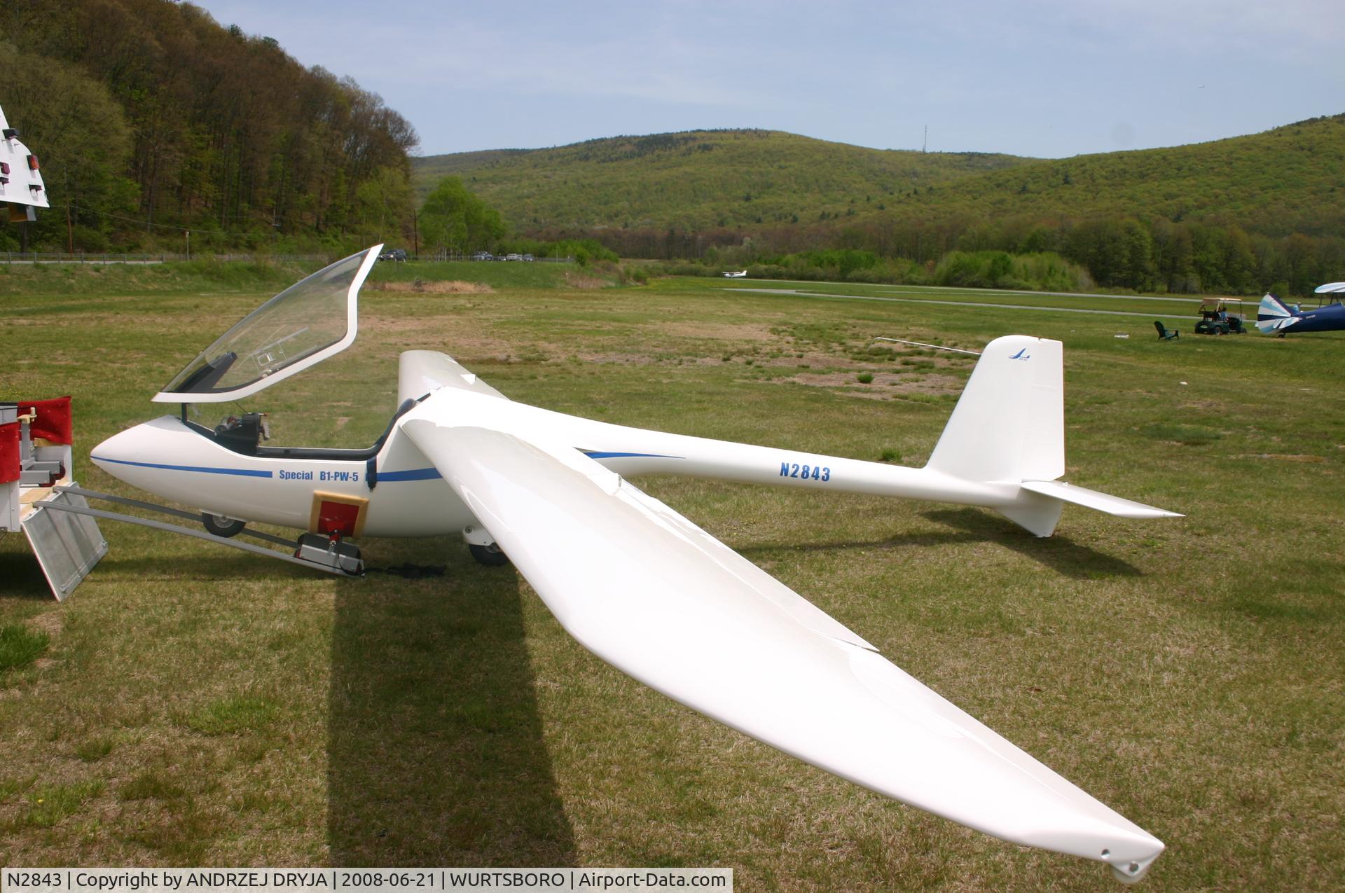 N2843, Delta Rafal Mikke B1-PW-5 SPECIAL C/N 05.002.04, airport