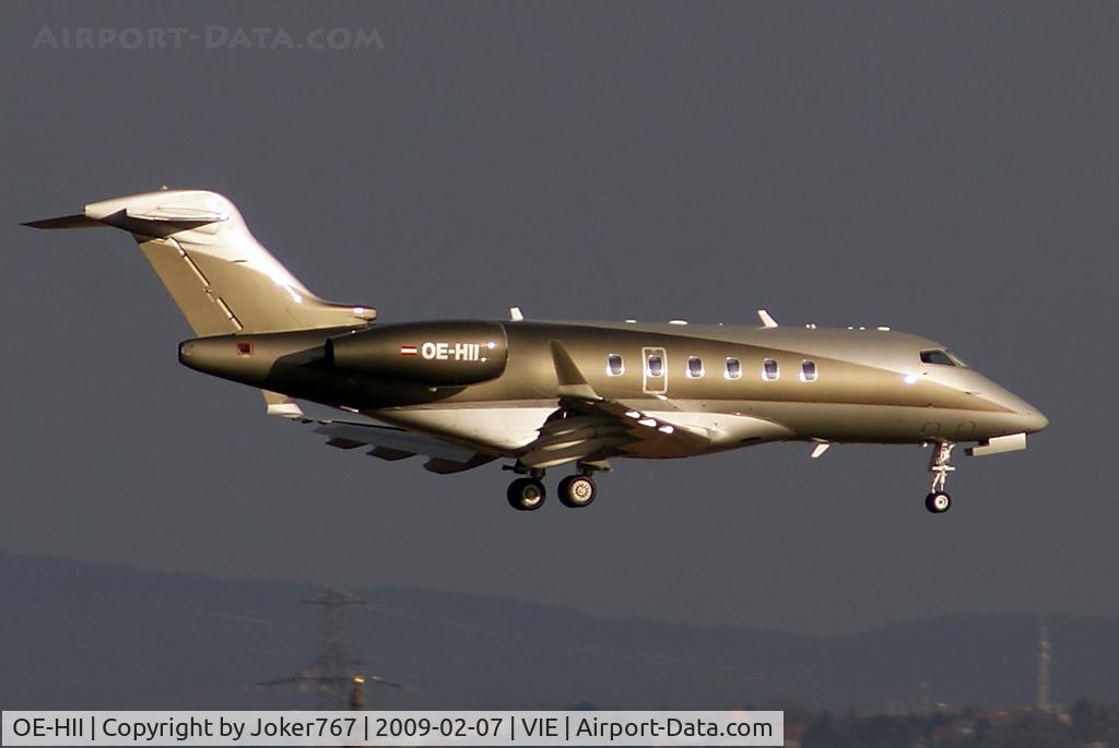 OE-HII, Bombardier Challenger 300 (BD-100-1A10) C/N 20111, Amira Air Bombardier BD-100-1A10 Challenger 300