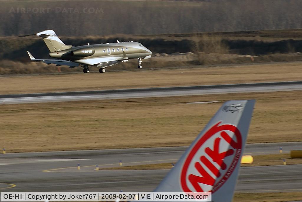 OE-HII, Bombardier Challenger 300 (BD-100-1A10) C/N 20111, Amira Air Bombardier BD-100-1A10 Challenger 300