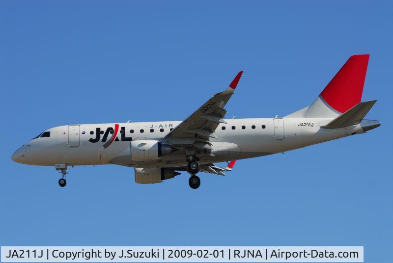 JA211J, 2008 Embraer 170ST (ERJ-170-100ST) C/N 17000251, The first aircraft for J-Air,Corp.