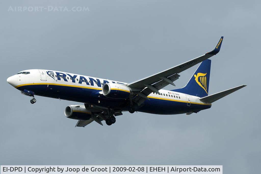 EI-DPD, 2006 Boeing 737-8AS C/N 33623, arrival at Eindhoven