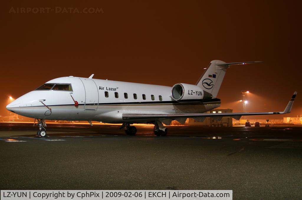 LZ-YUN, 2005 Bombardier Challenger 604 (CL-600-2B16) C/N 5508, CCJ