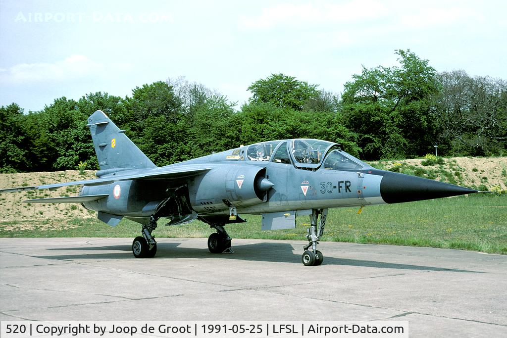 520, Dassault Mirage F.1B C/N Not found 520, In the dispersal area during the Toul open house.