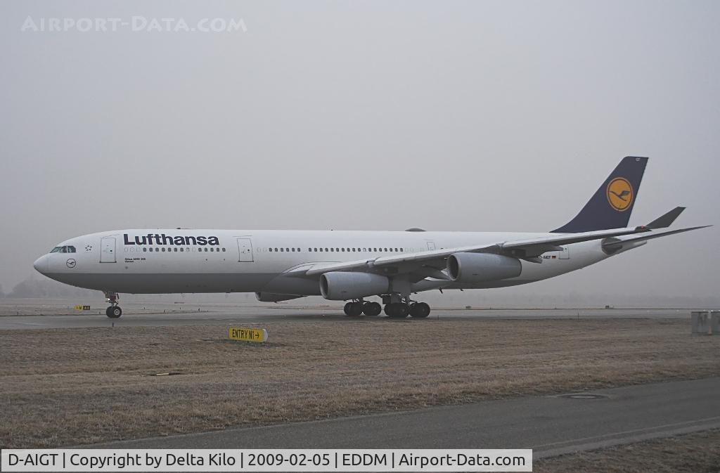 D-AIGT, 1999 Airbus A340-313 C/N 304, Lufthansa  A340 named Viersen