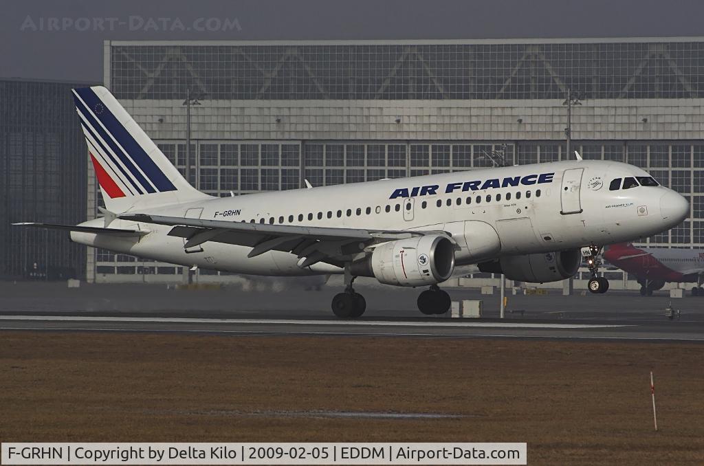 F-GRHN, 2000 Airbus A319-111 C/N 1267, AIR FRANCE