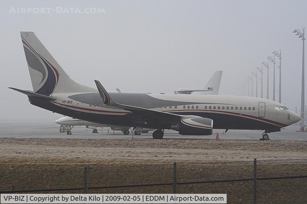 VP-BIZ, 2005 Boeing 737-7AU BBJ C/N 34477, ACM Aviation Inc    Boeing 737-7AU- W BBJ