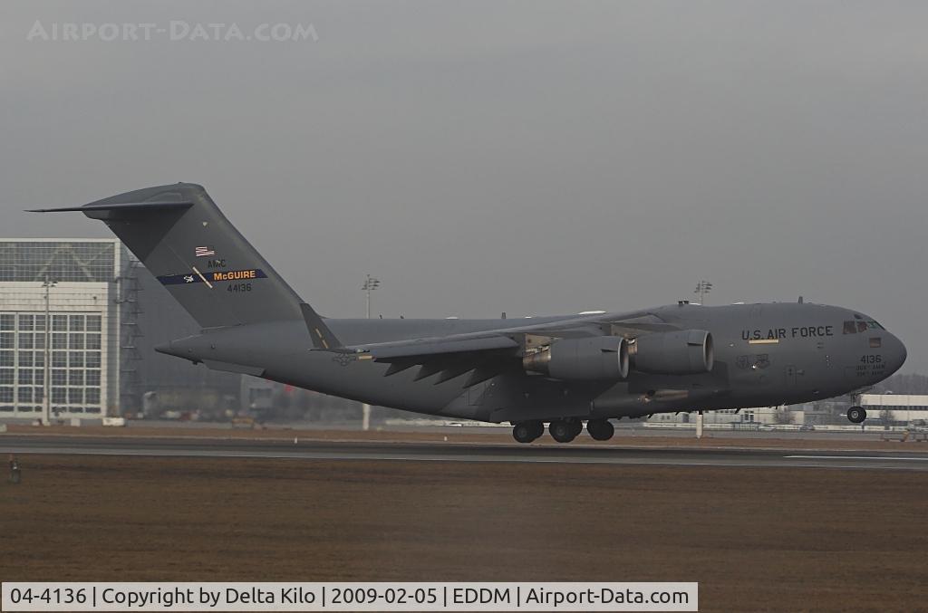 04-4136, 2004 Boeing C-17A Globemaster III C/N P-136, C-17 Globemaster The 305th Air Mobility Wing  