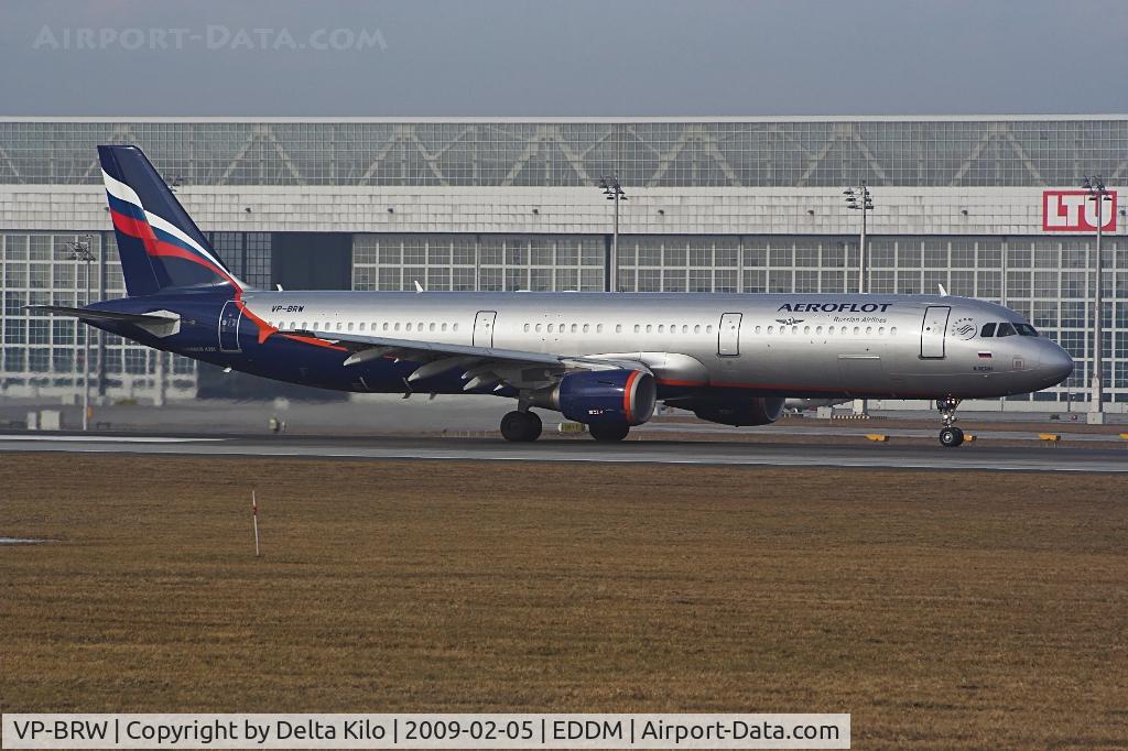 VP-BRW, 2007 Airbus A321-211 C/N 3191, AEROFLOT  A321-211