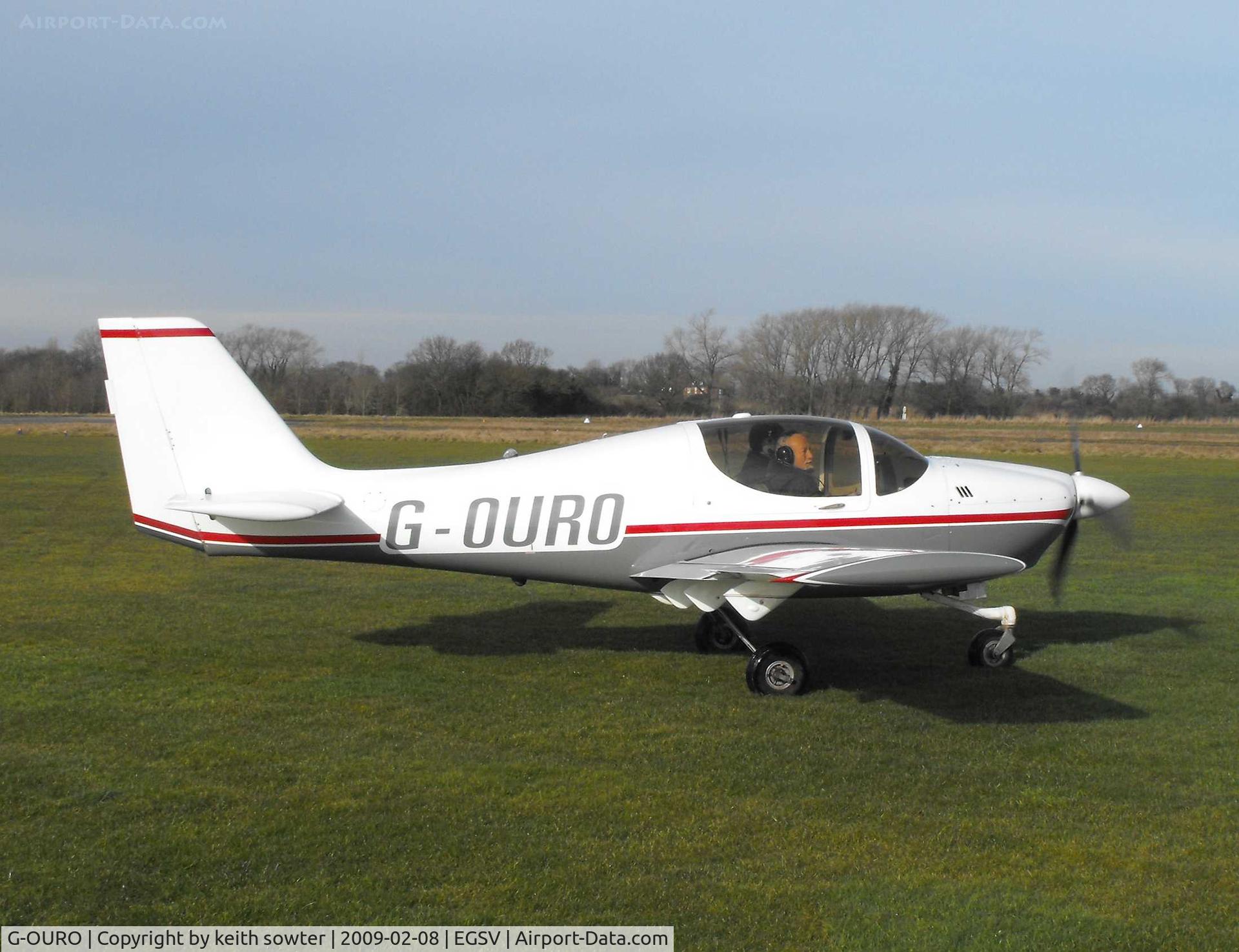 G-OURO, 1995 Europa Tri Gear C/N PFA 247-12522, Visiting AIrcraft