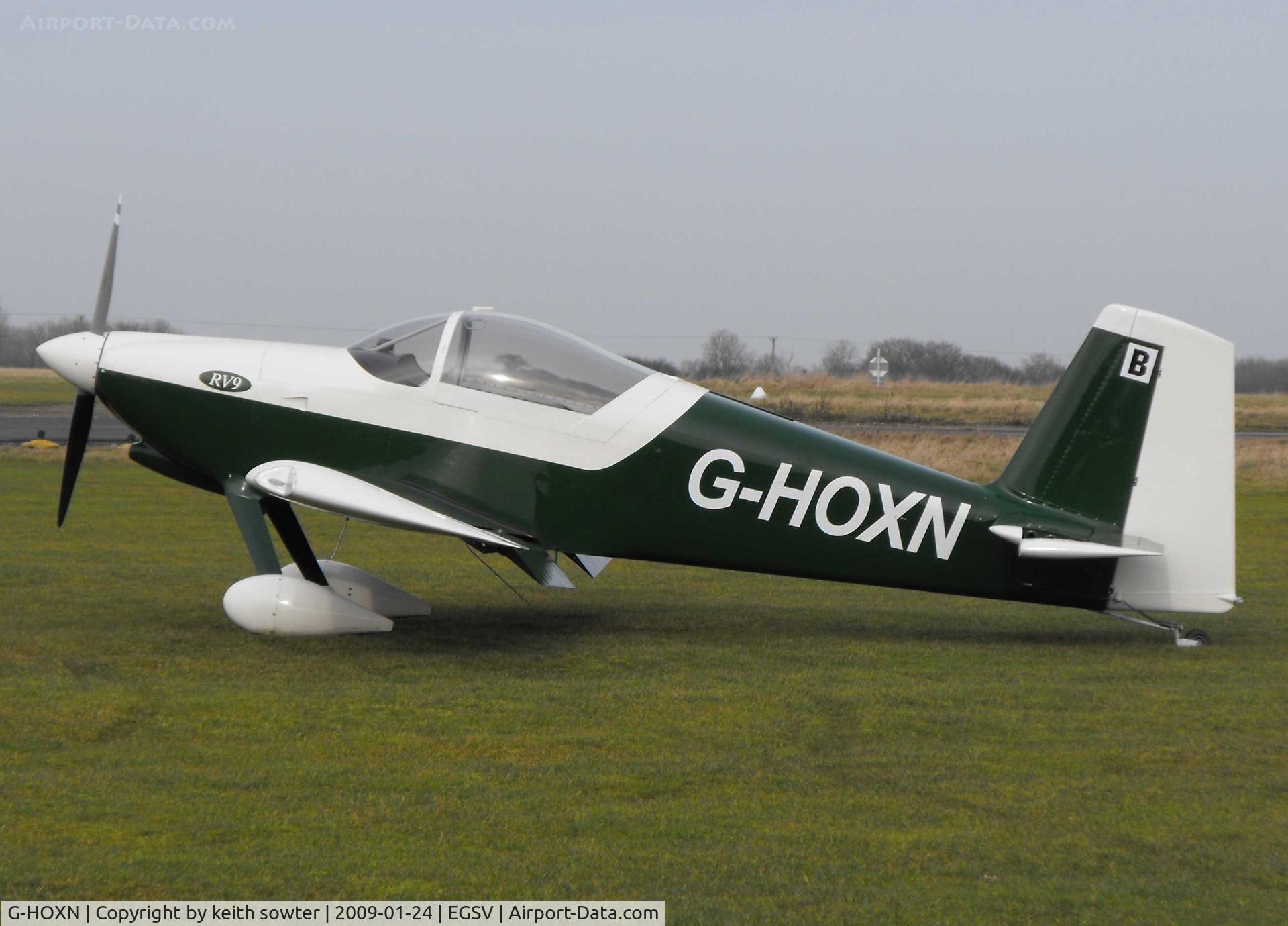 G-HOXN, 2007 Vans RV-9 C/N PFA 320-14229, Visitor