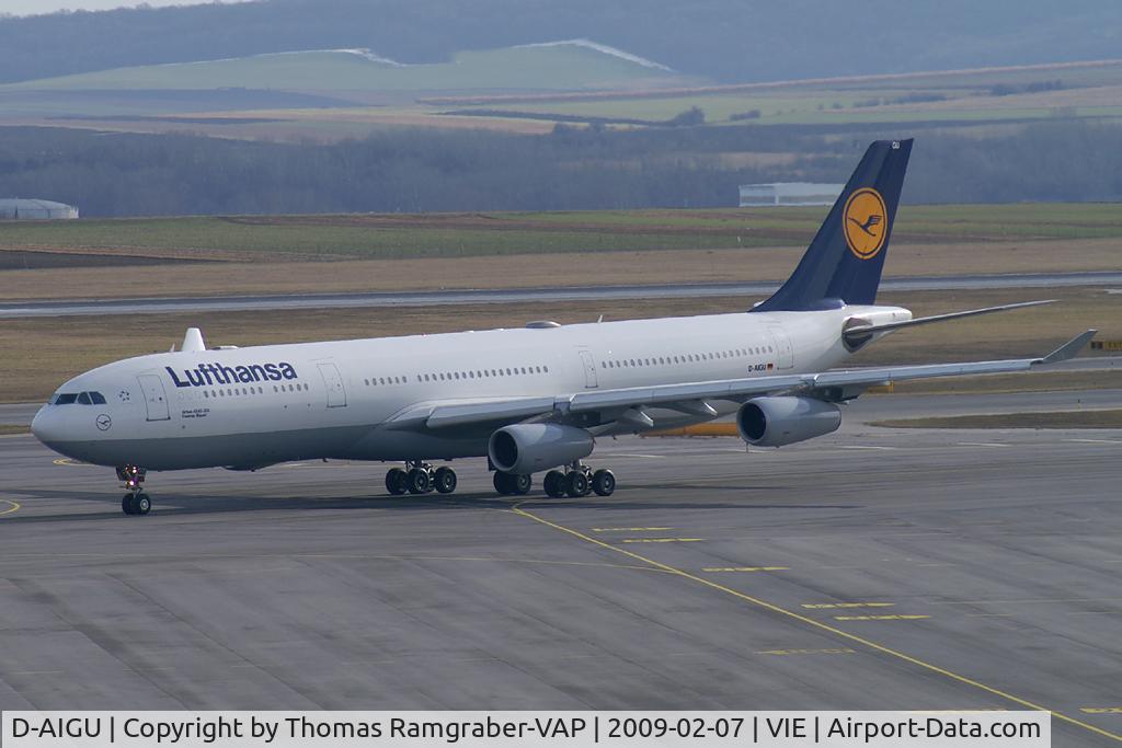 D-AIGU, 2000 Airbus A340-313 C/N 321, Lufthansa Airbus A340-300