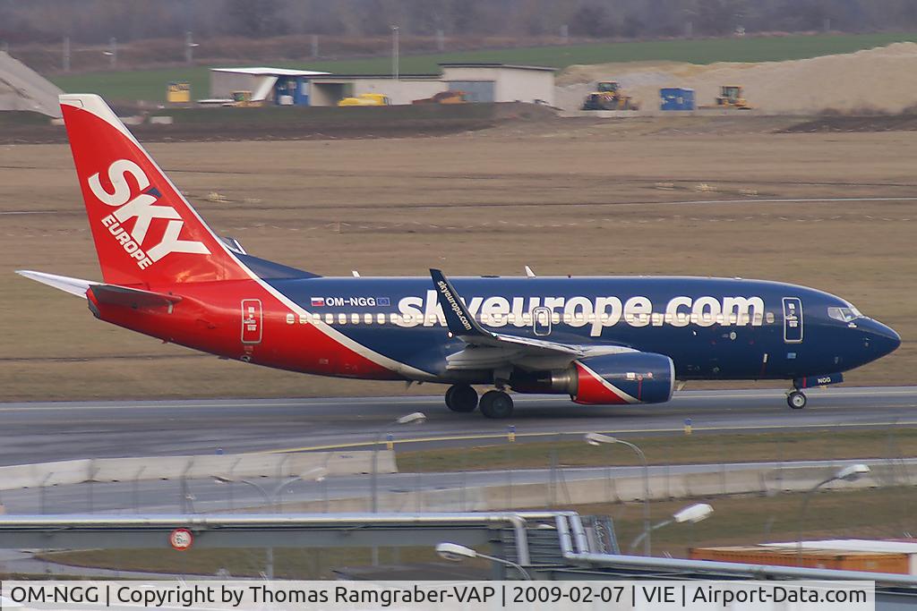 OM-NGG, 2007 Boeing 737-76N C/N 34753, Sky Europe Airlines Boeing 737-700