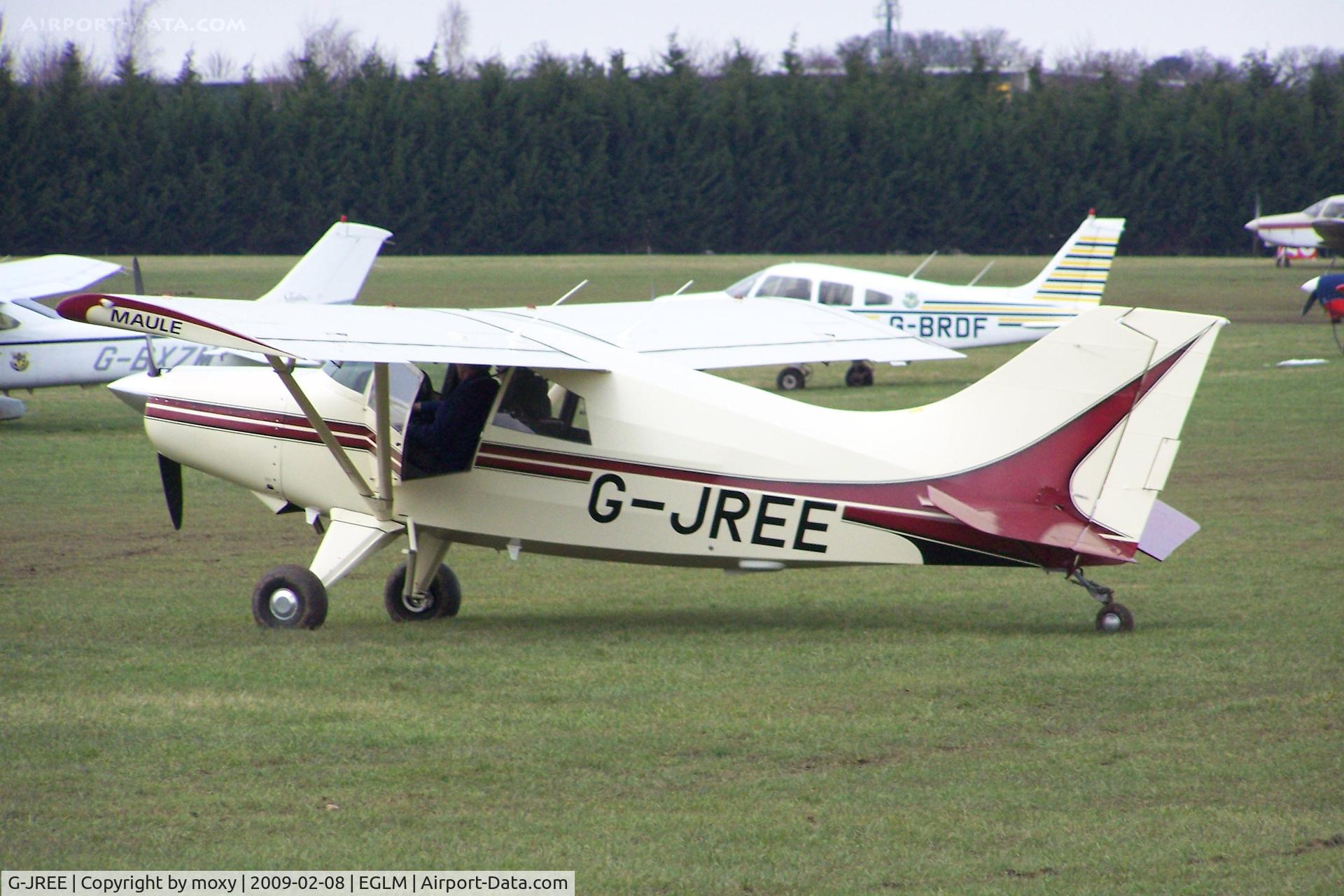 G-JREE, 1993 Maule MX-7-180 Star Rocket C/N 11096C, About to depart White Waltham