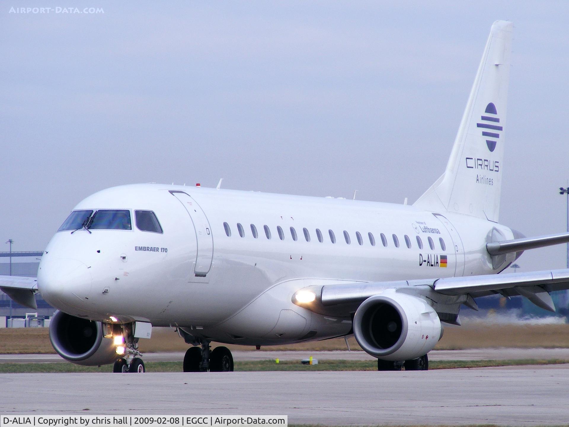 D-ALIA, 2002 Embraer 170LR (ERJ-170-100LR) C/N 17000006, Cirrus Airlines