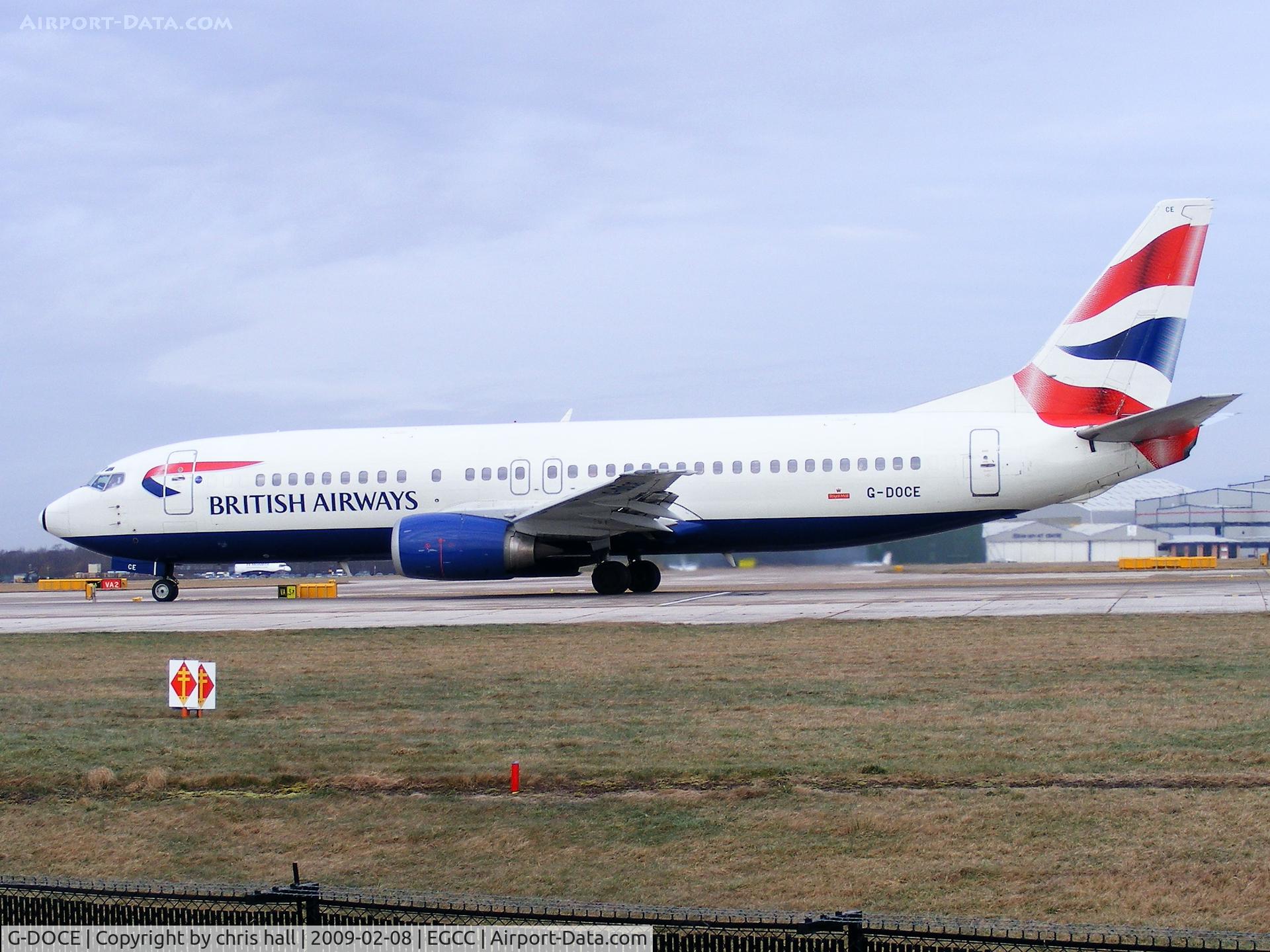 G-DOCE, 1991 Boeing 737-436 C/N 25350, British Airways