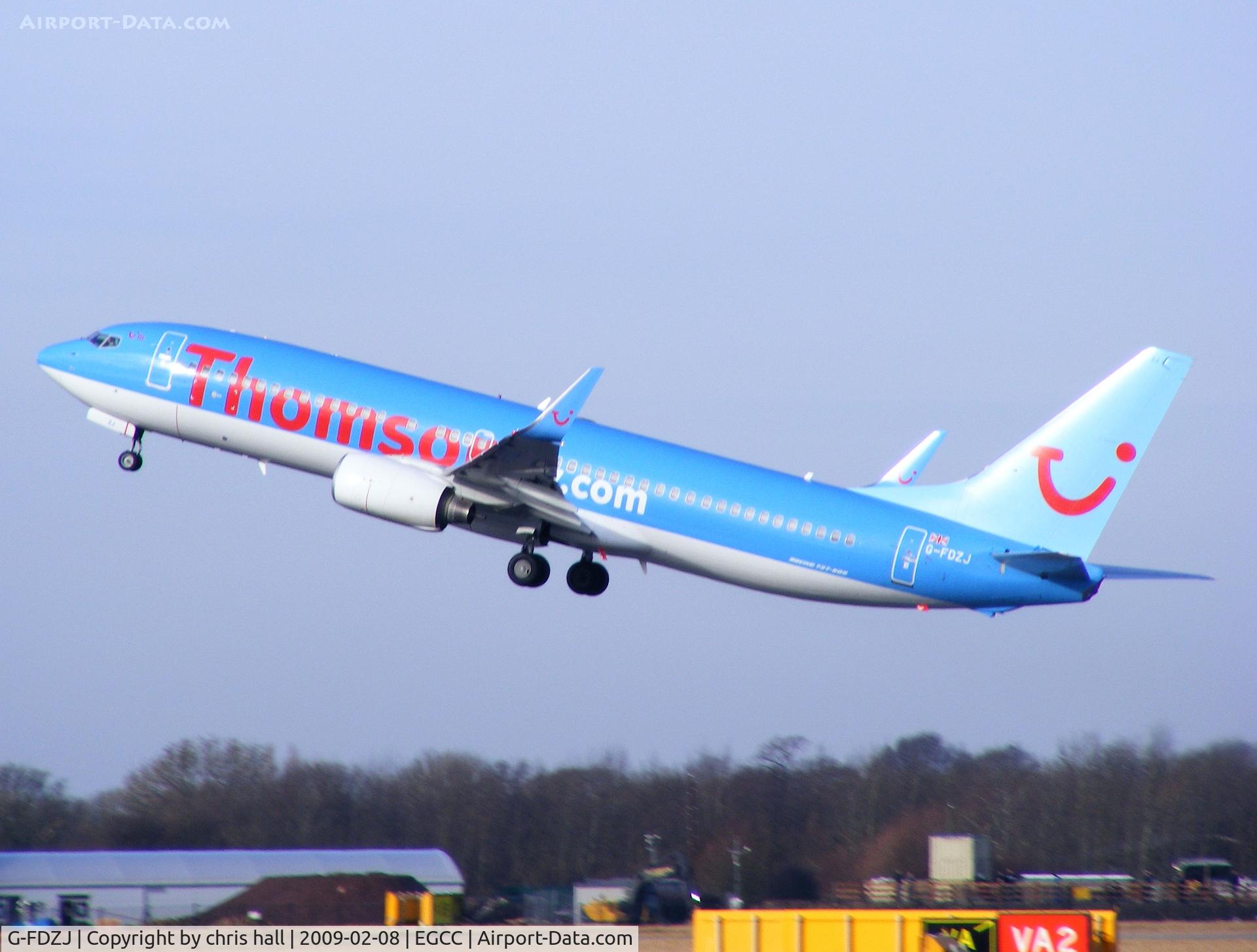 G-FDZJ, 2007 Boeing 737-8K5 C/N 34690, Thomson