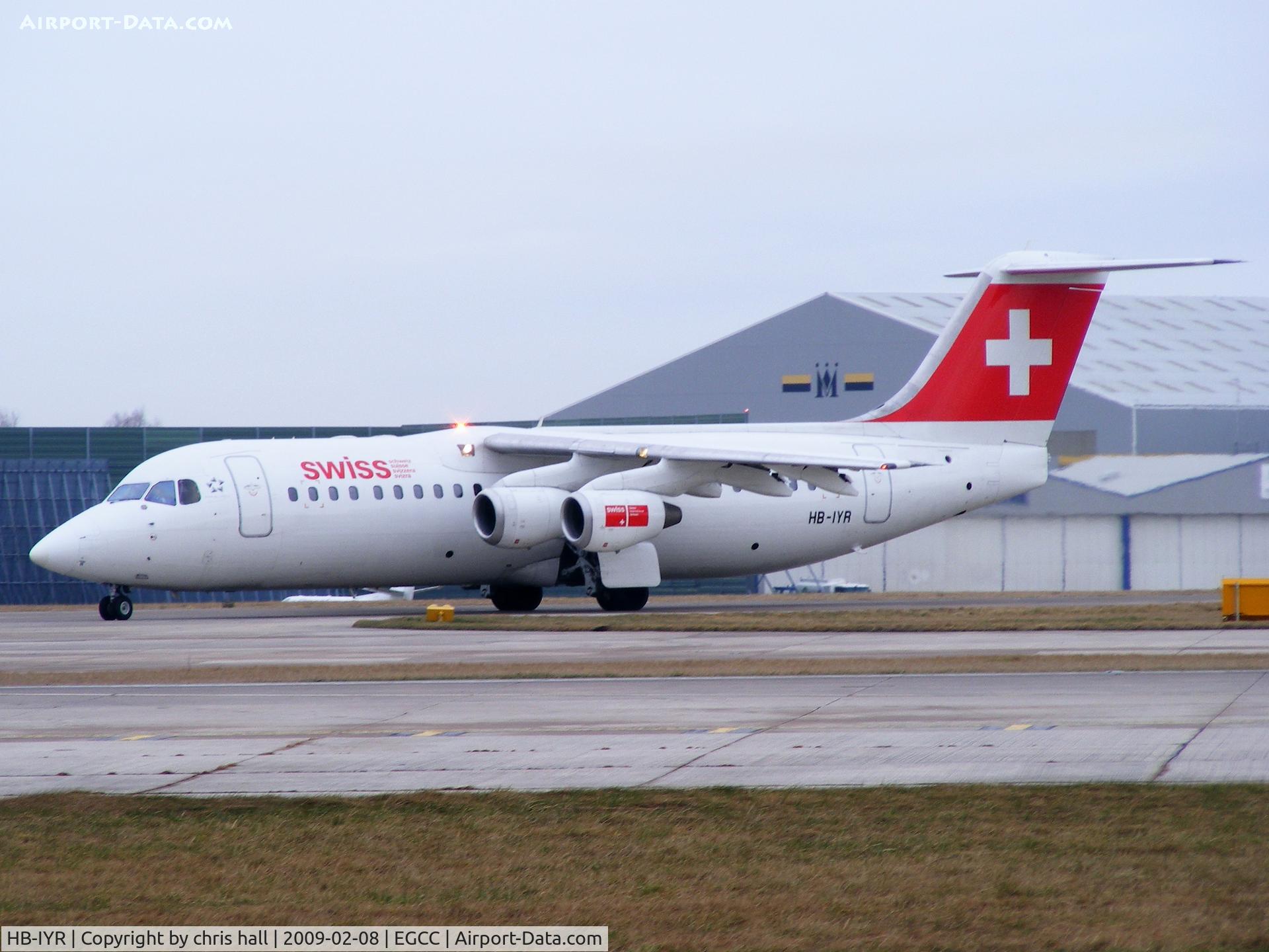 HB-IYR, 2001 British Aerospace Avro 146-RJ100 C/N E3382, Swiss Air
