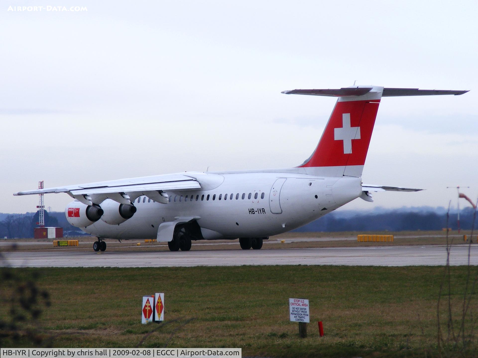HB-IYR, 2001 British Aerospace Avro 146-RJ100 C/N E3382, Swiss Air