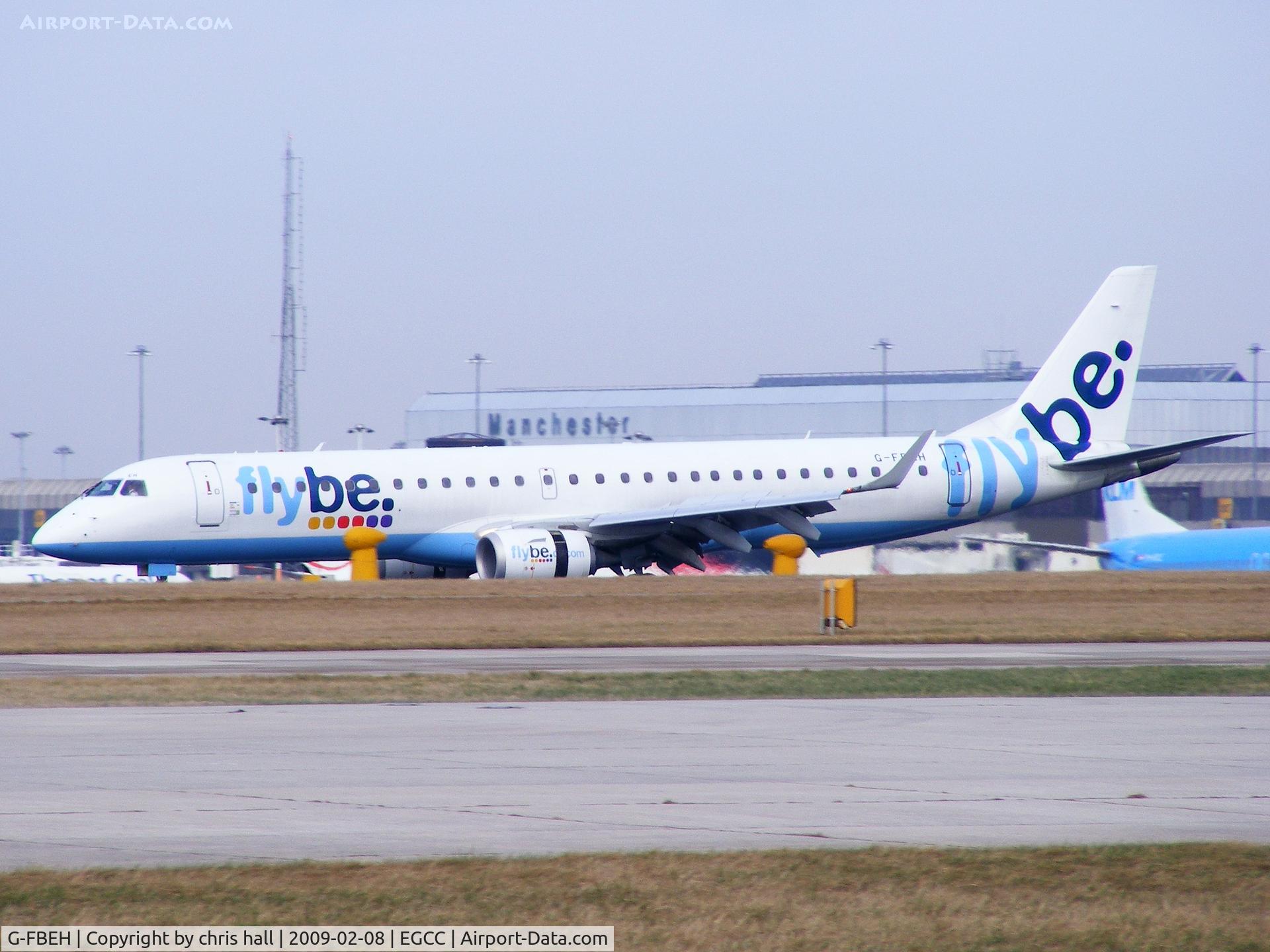 G-FBEH, 2007 Embraer 195LR (ERJ-190-200LR) C/N 19000128, flybe