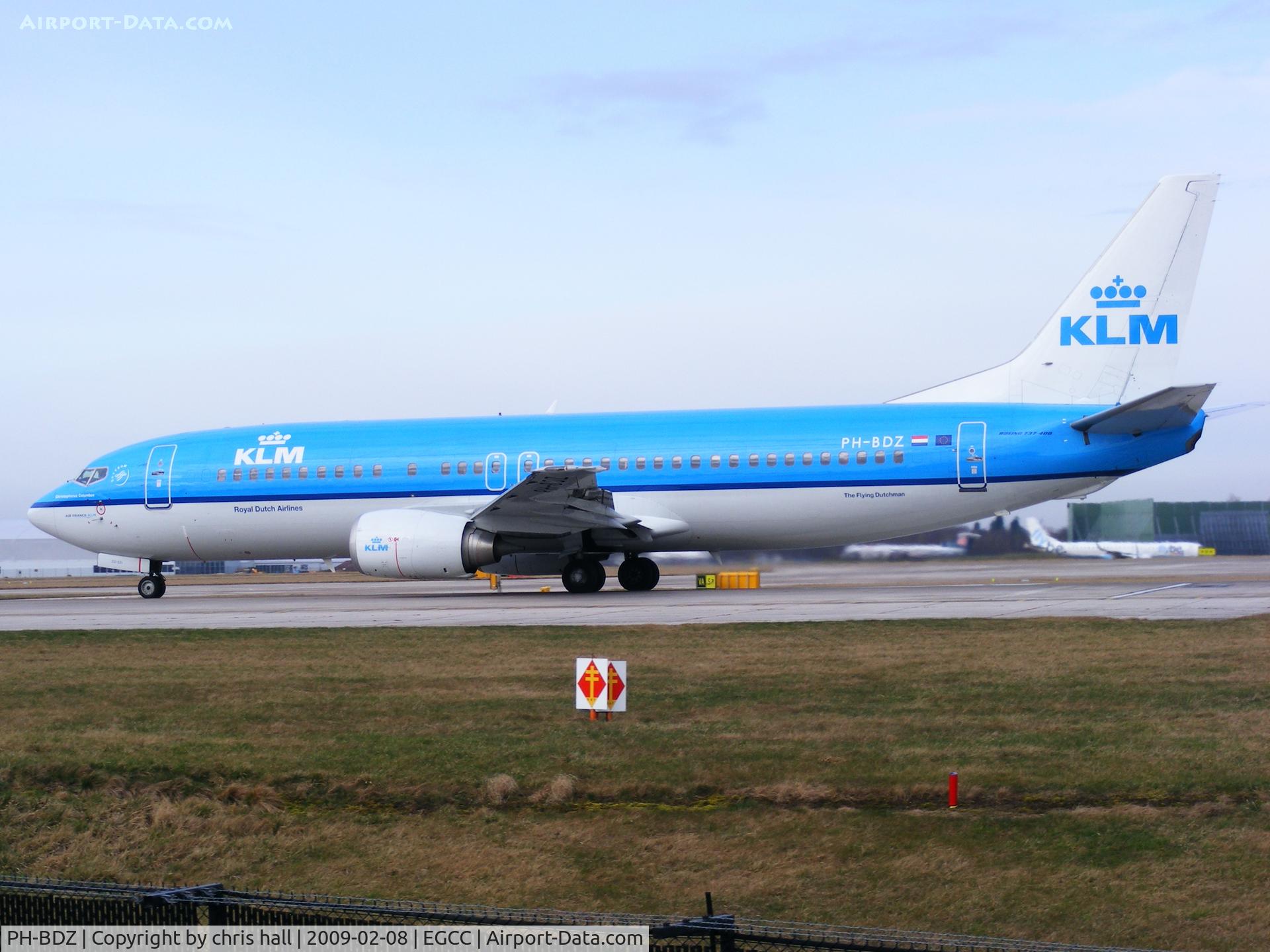 PH-BDZ, Boeing 737-406 C/N 25355, KLM