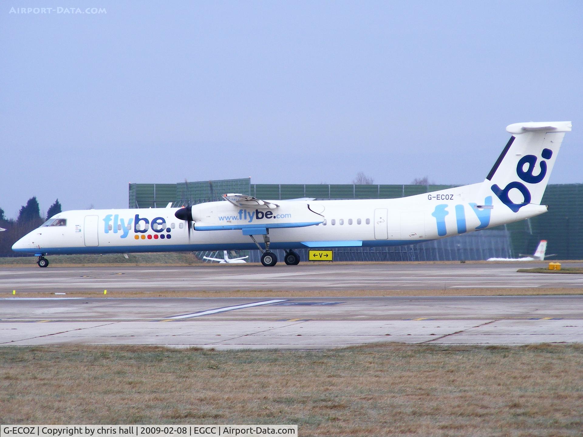 G-ECOZ, 2001 De Havilland Canada DHC-8-402Q Dash 8 C/N 4034, flybe