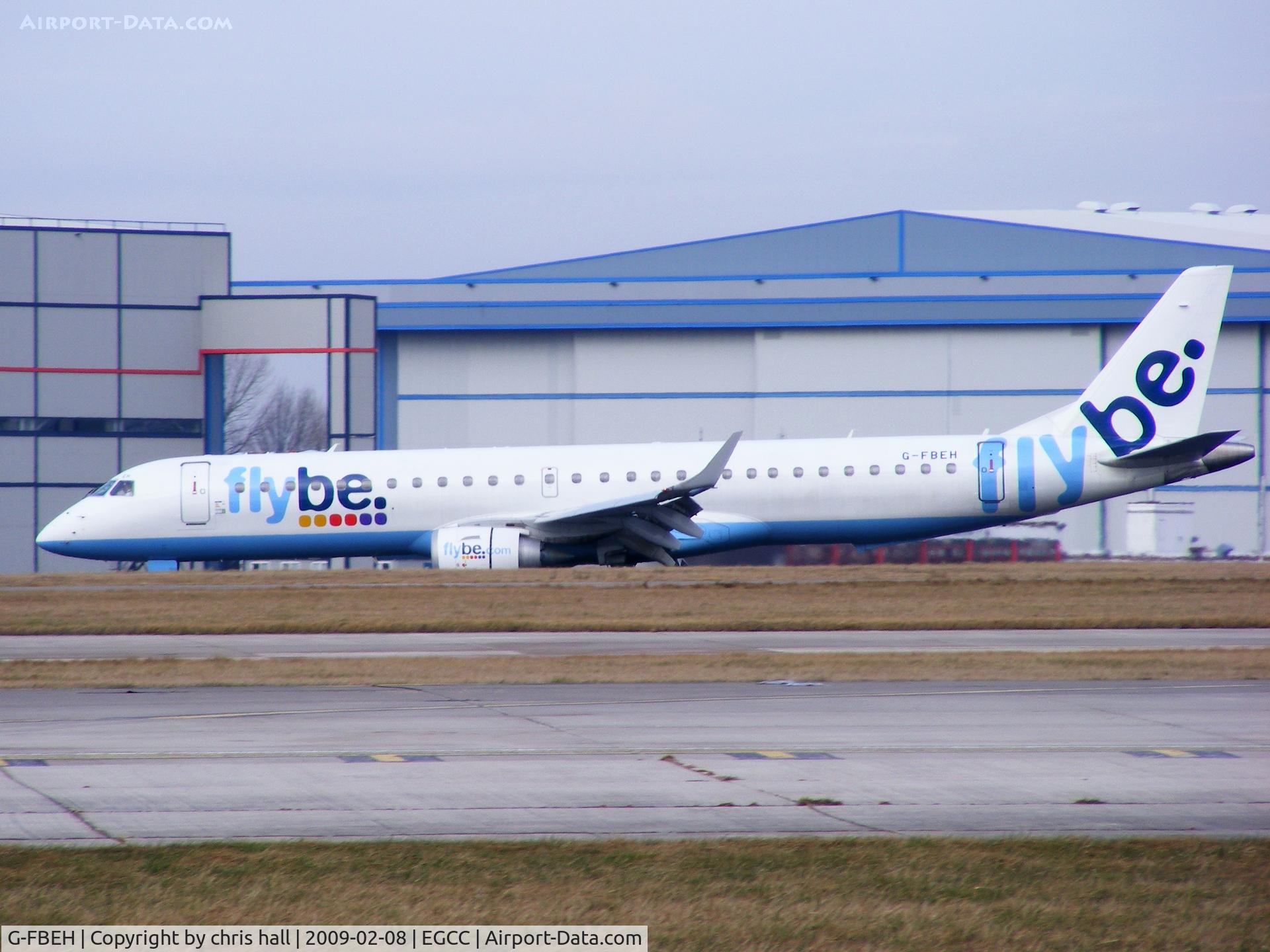 G-FBEH, 2007 Embraer 195LR (ERJ-190-200LR) C/N 19000128, flybe
