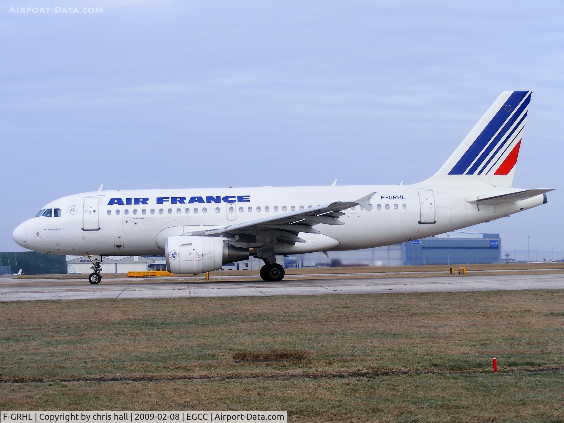 F-GRHL, 2000 Airbus A319-111 C/N 1201, Air France