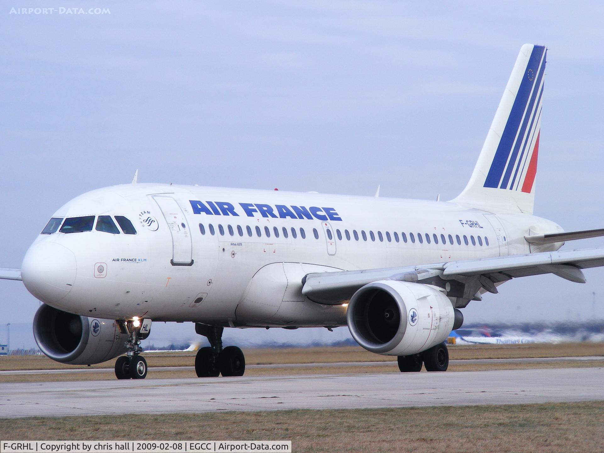 F-GRHL, 2000 Airbus A319-111 C/N 1201, Air France