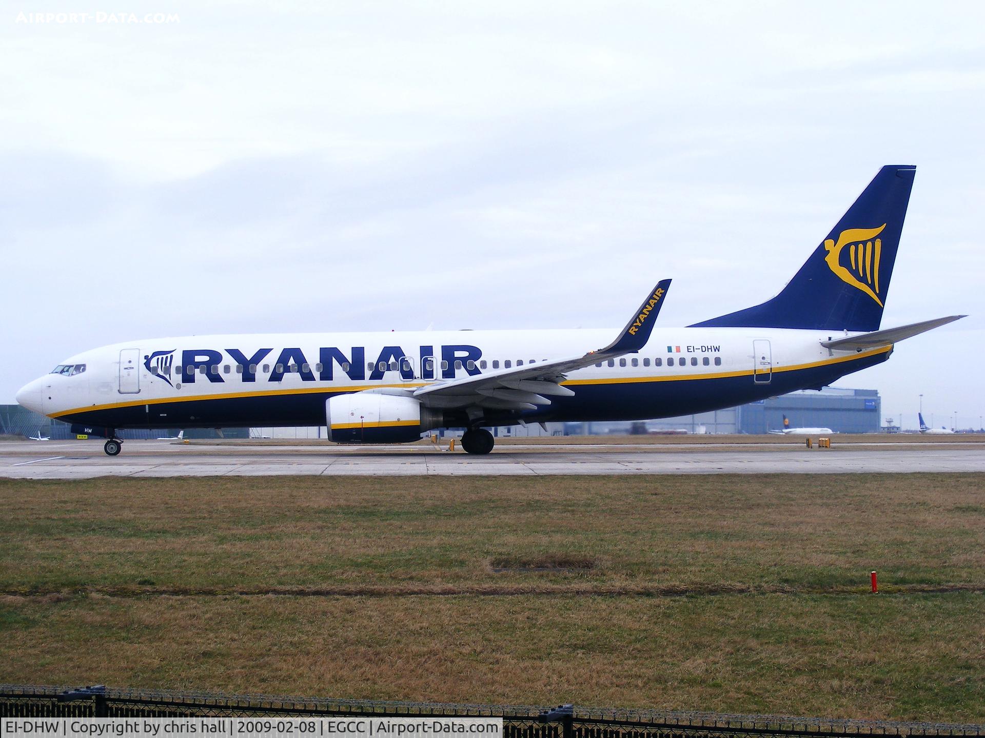 EI-DHW, 2005 Boeing 737-8AS(WL) C/N 33823, Ryanair