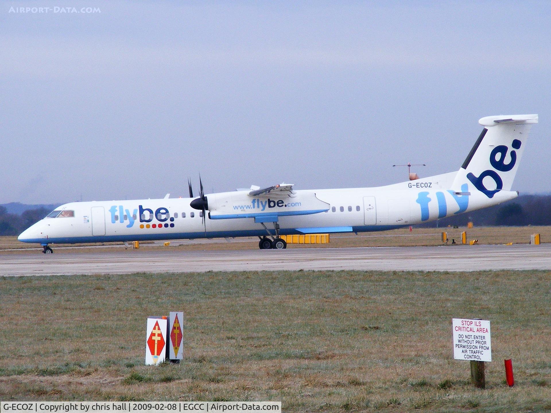 G-ECOZ, 2001 De Havilland Canada DHC-8-402Q Dash 8 C/N 4034, flybe