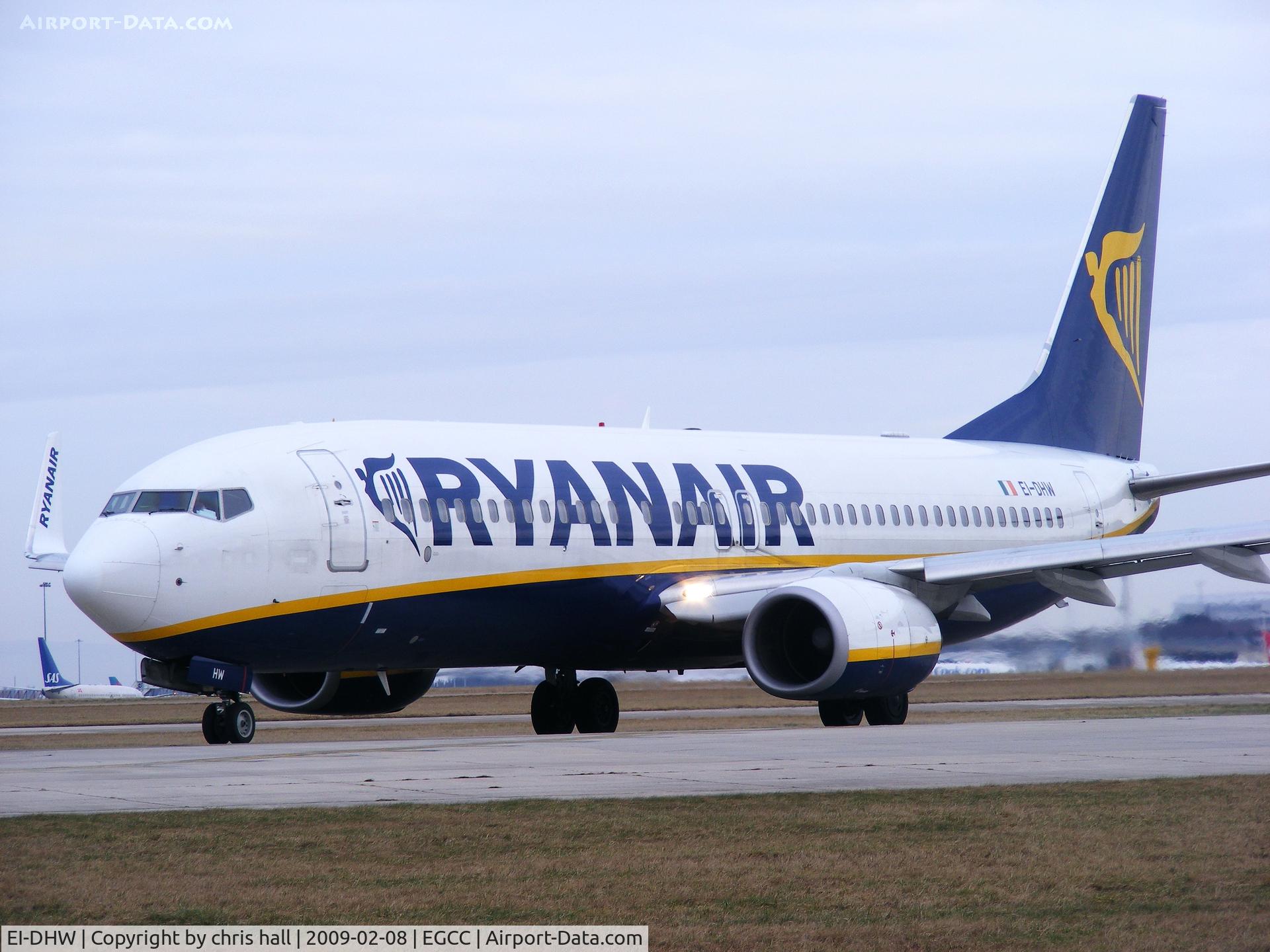 EI-DHW, 2005 Boeing 737-8AS(WL) C/N 33823, Ryanair