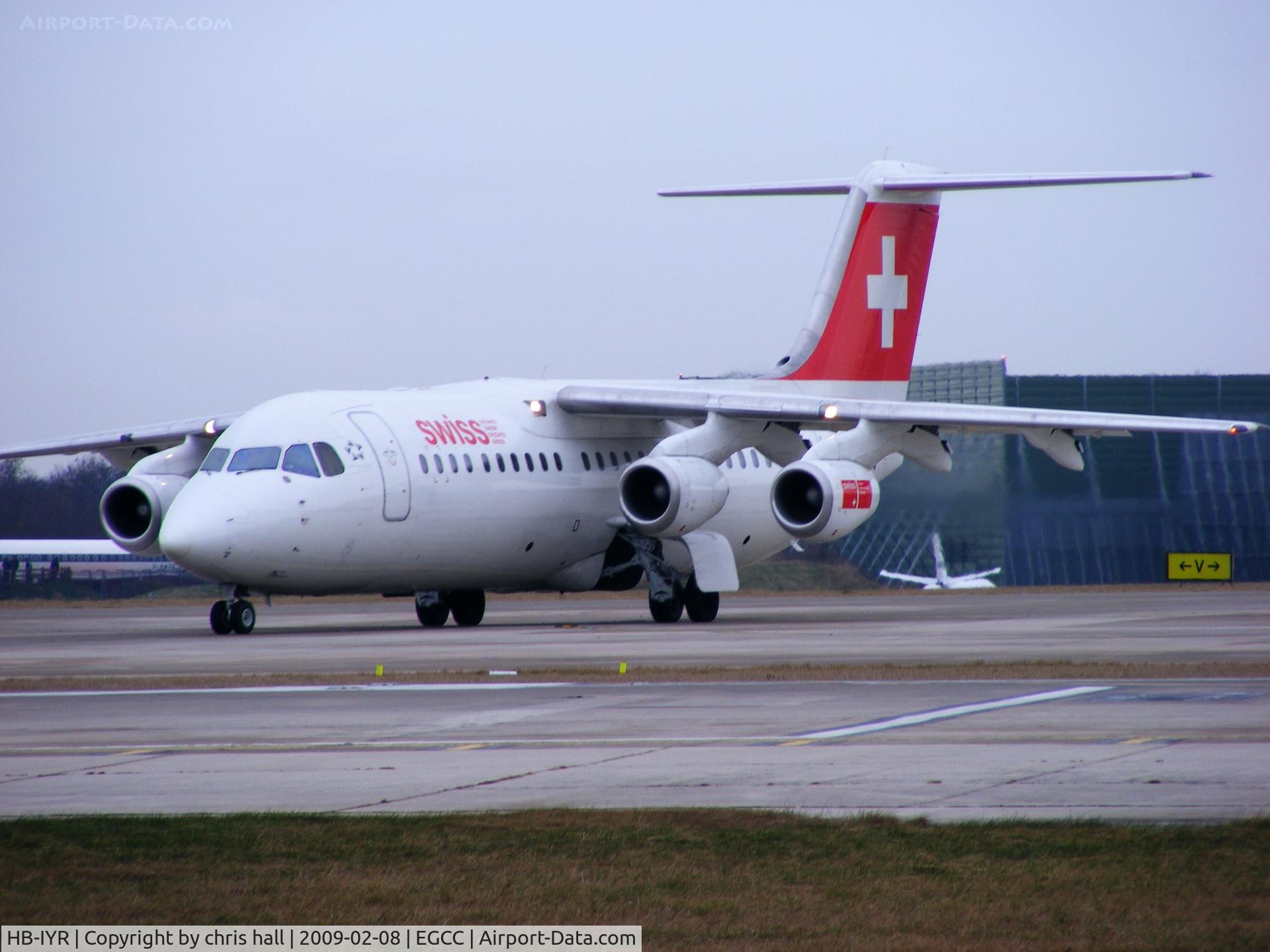 HB-IYR, 2001 British Aerospace Avro 146-RJ100 C/N E3382, Swiss Air