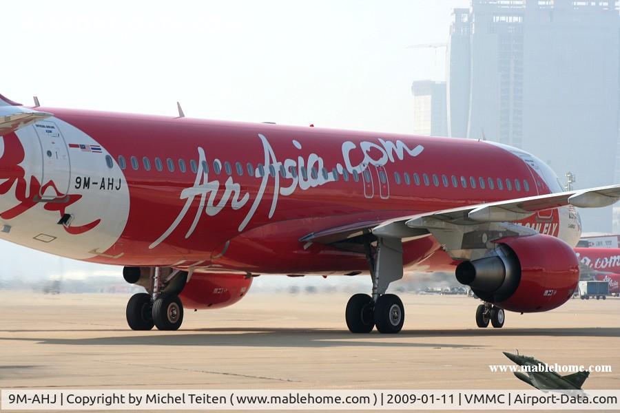 9M-AHJ, 2008 Airbus A320-216 C/N 3477, AirAsia