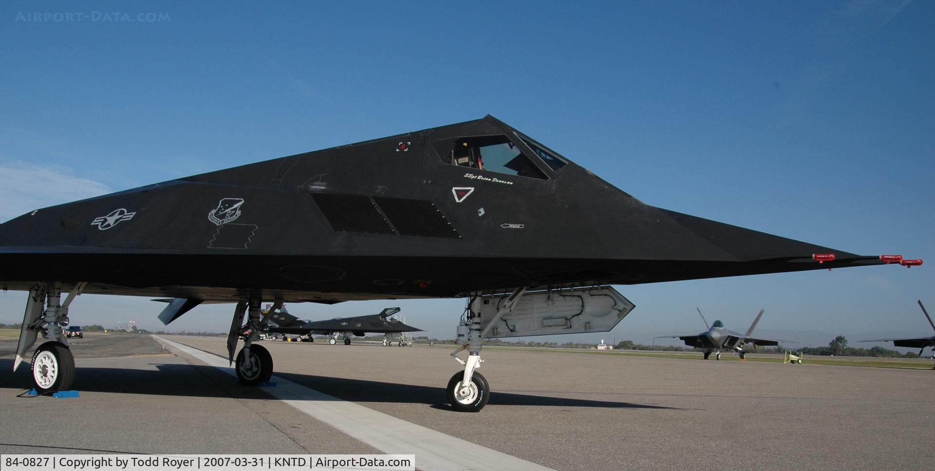 84-0827, 1984 Lockheed F-117A Nighthawk C/N A.4041, Point Mugu Airshow 2007