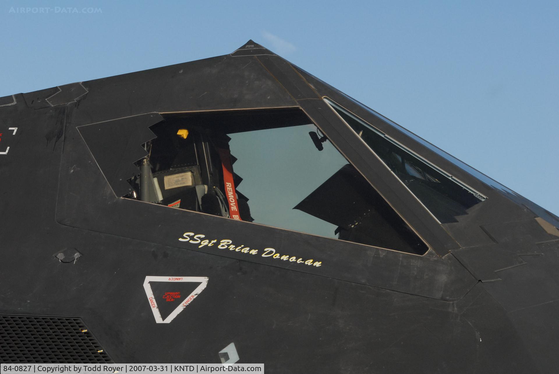 84-0827, 1984 Lockheed F-117A Nighthawk C/N A.4041, Point Mugu Airshow 2007