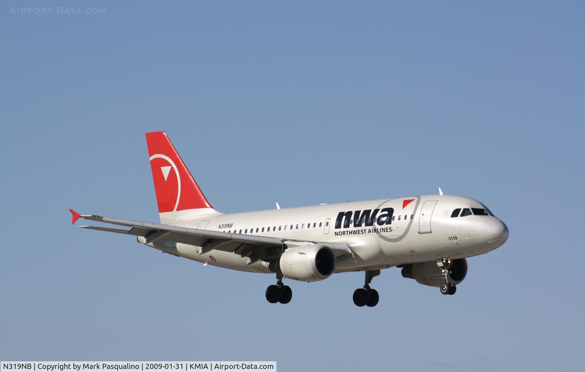 N319NB, 2000 Airbus A319-114 C/N 1346, Airbus A319