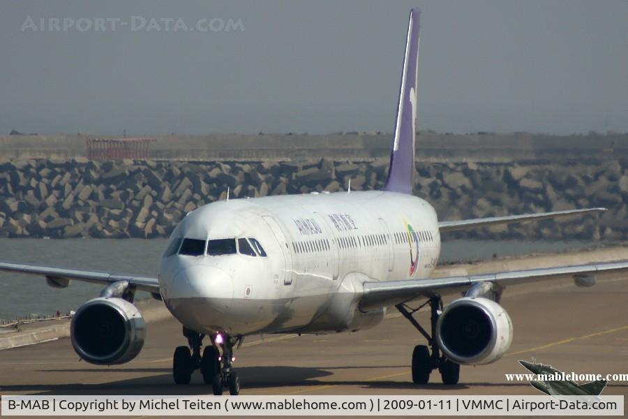B-MAB, 1995 Airbus A321-131 C/N 557, Air Macau