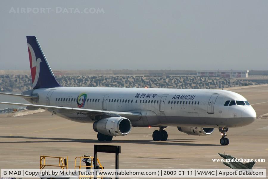 B-MAB, 1995 Airbus A321-131 C/N 557, Air Macau