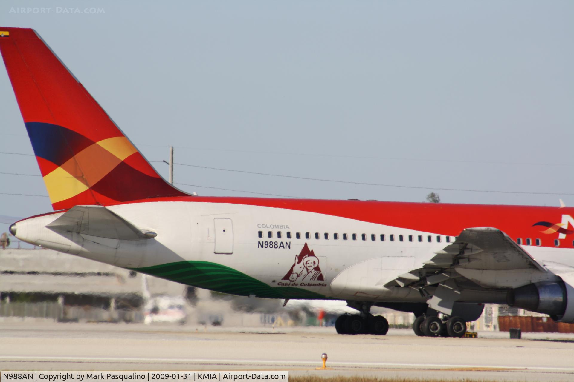 N988AN, 1990 Boeing 767-284 C/N 24742, Boeing 767-200