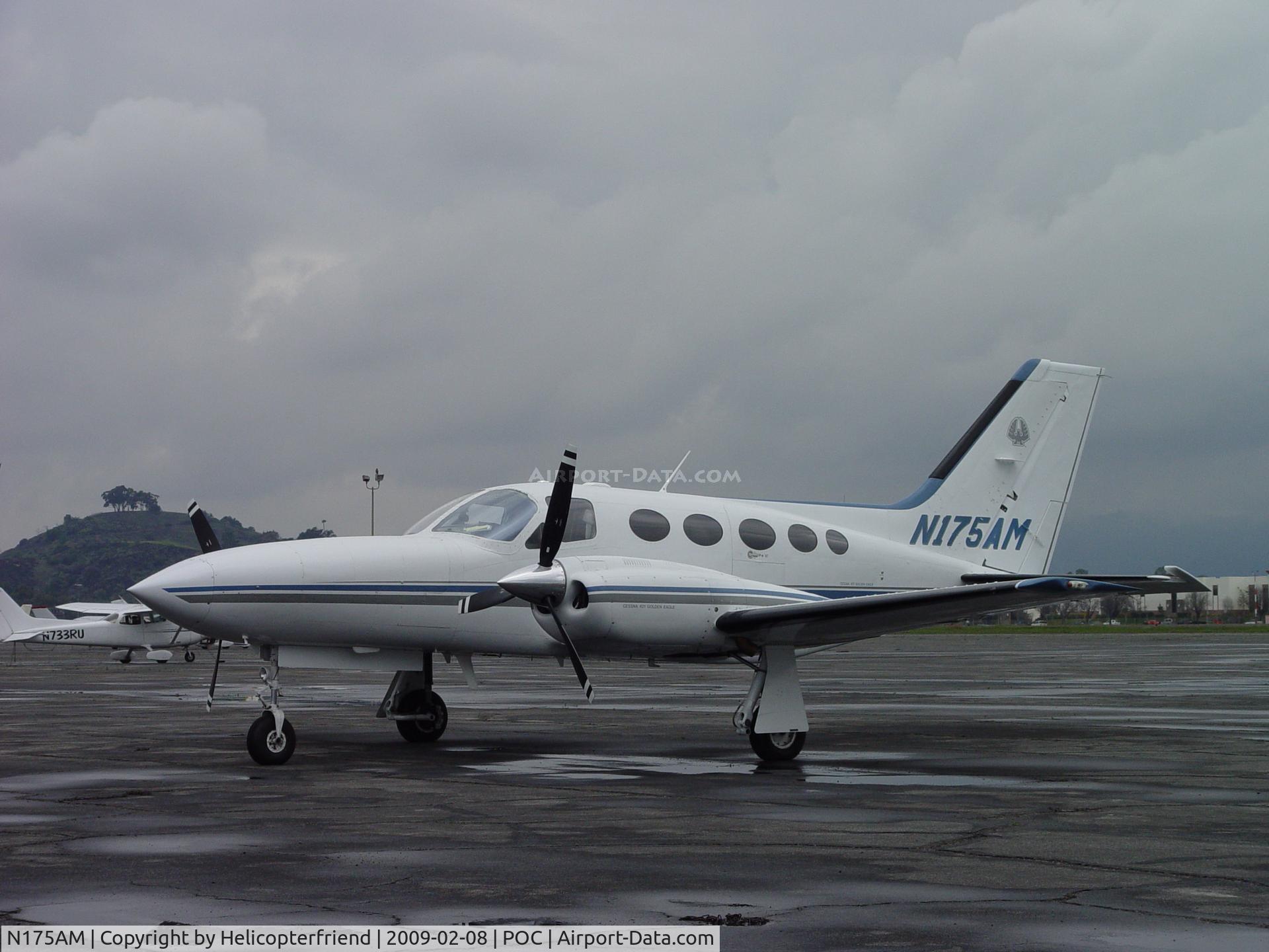 N175AM, Cessna 421C Golden Eagle C/N 421C1221, Parked near Howard Aviation at Brackett